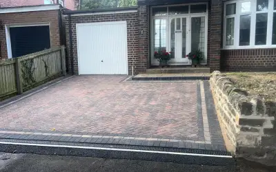 Herringbone Block Paving In Arnold, Nottingham