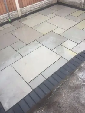 Click Here To Enlarge This Photo Of Limestone Block Paving In Nottingham