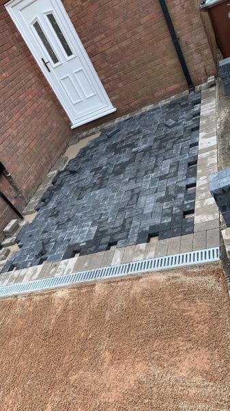 Part finished block paving in Nottingham: Swipe To View More Images