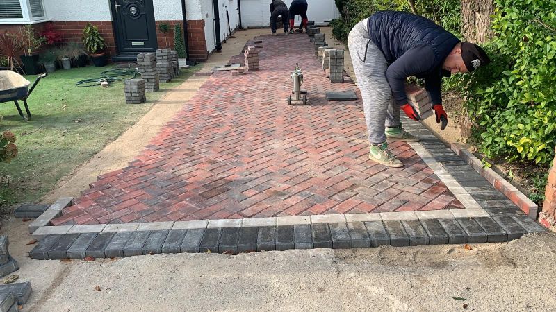 Block Paving underway in Derby: Swipe To View More Images