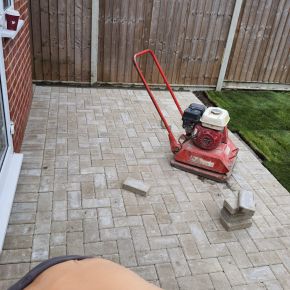Block Paving Patio in Nottingham: Click Here To View Larger Image