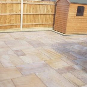 Block Paving Patio in Derby: Click Here To View Larger Image